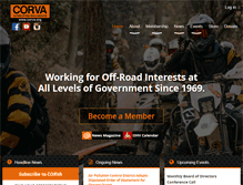Tablet Screenshot of corva.org